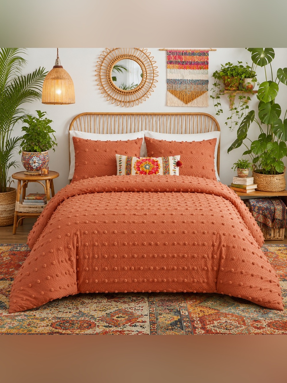 Intelligent Design Rust Full/Queen Comforter Set